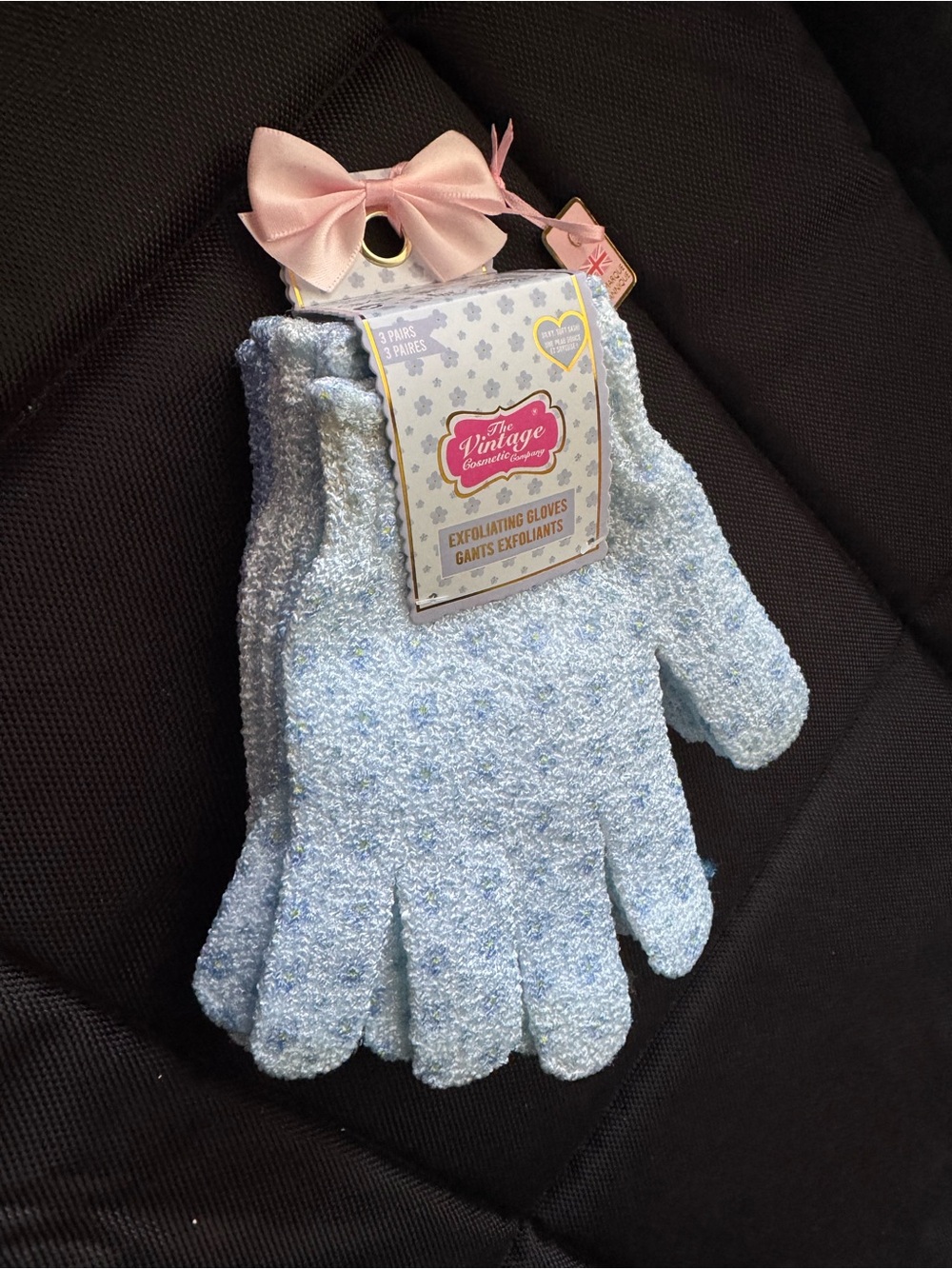 3 Pairs Exfoliating Gloves